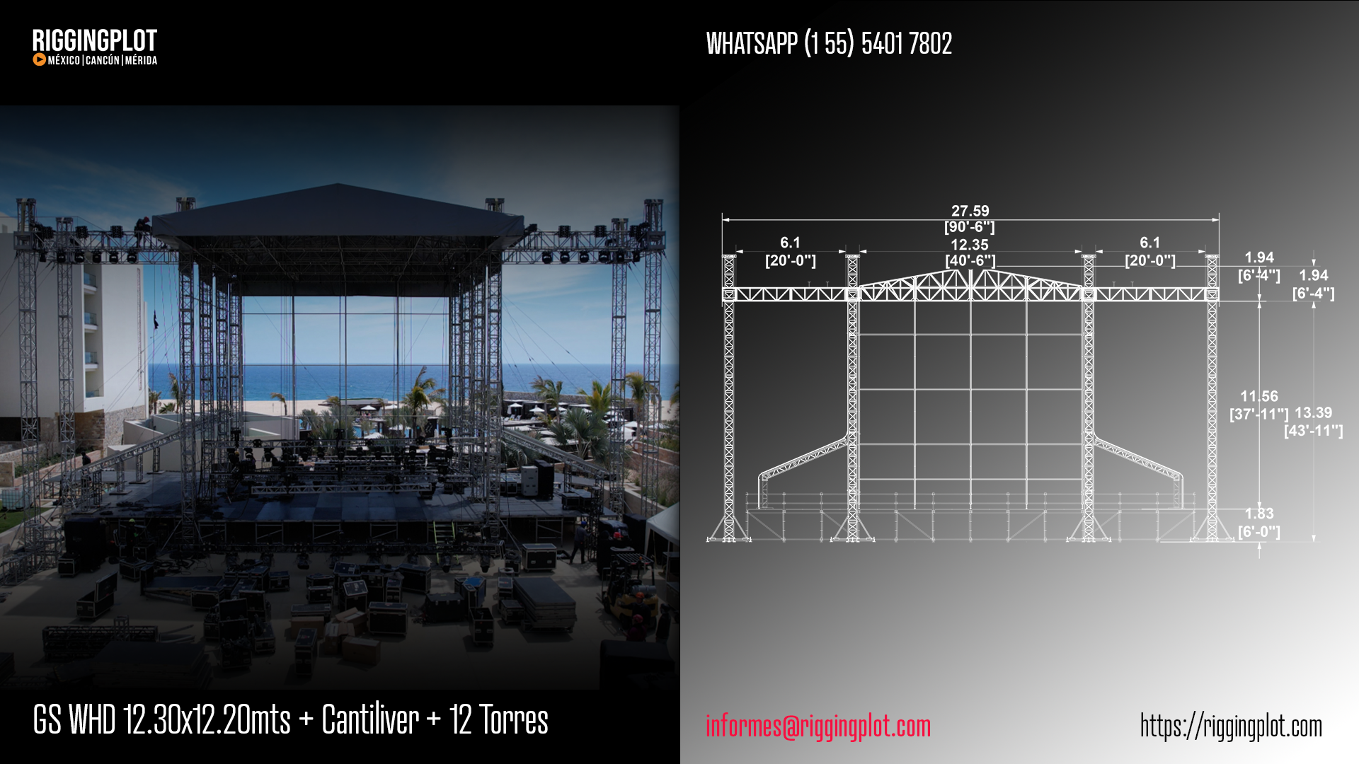 RENTA DE GROUND SUPPORT WHD 12.30x12.20MTS 12 TORRES MÉRIDA